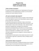 Tema de ¿Cómo se llama el proyecto?