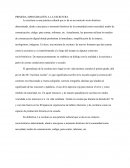 La Primera aproximación a la escritura