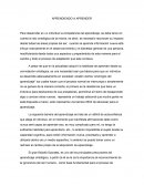 ENSAYO APRENDIENDO A APRENDER