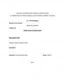 LA FORMACION DE PROFECIONALES CON CRITERIO HUMANO Y SOCIAL