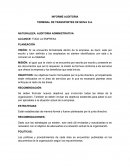 INFORME AUDITORIA TERMINAL DE TRANSPORTES DE NEIVA S.A.