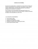 El servicio de consulta externa o consultorios es el área donde los médicos de diferentes especialidades como ginecología, traumatología, cirugía