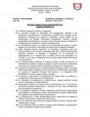 Instrucciones del genero dramático