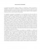 Como se da la EVALUACIÓN DE DESEMPEÑO