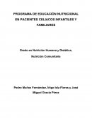 PROGRAMA DE EDUCACIÓN NUTRICIONAL EN PACIENTES CELIACOS INFANTILES Y FAMILIARES
