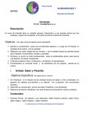 PROGRAMA FILOSOFÍA