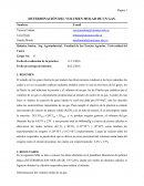 DETERMINACIÓN DEL VOLUMEN MOLAR DE UN GAS