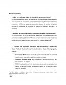 ¿Qué es y cuál es el objeto de estudio de la macroeconomía?
