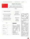 Origen, violacion, mantenimiento y ejercicio de los derechos humanos en China