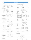 Algebra para la casa y ejercicios simples. Leyes de Exponentes