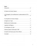 Principales Acontecimientos y sus Aportes al Aparato Jurídico desde El Gobierno de Horacio Vásquez hasta finales del Siglo XX
