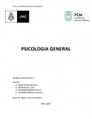 PSICOLOGíA GENERAL TRABAJO PRACTICO