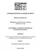 LOS JÓVENES Y LAS REGLAS PEATONALES: Una perspectiva de género