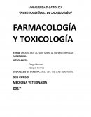 COMO AVANZA EL TEMA DE LAS DROGAS QUE ACTUAN SOBRE EL SISTEMA NERVIOSO AUTONOMO.