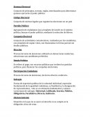 Conjunto de normas legales que regulan las elecciones en un país