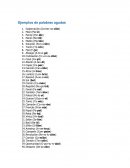 Las Palabras agudas, graves y esdrujulas gramatica