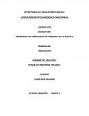 Los nuevos Problemas de aprendizaje de primaria en la escuela