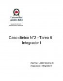 Caso clínico N°2 –Tarea 6 Integrador I