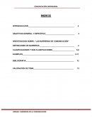 INVESTIGACION SOBRE: “LAS BARRERAS DE COMUNICACIÓN”