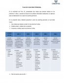 PLAN DE COACHING PERSONAL