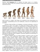 CARACTERÍSTICAS DE LA PREHISTORIA