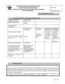 Guias Programa de Formación: TECNICO EN COCINA