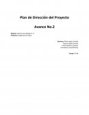 Plan dirección de proyecto
