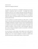 Argumento de Investigación de Mercados