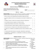 EXAMEN N° 2 CIENCIAS NATURALES Y SU METODOLGIA 1, valor 15%