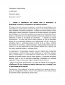 Educación integral Evaluación numero 1