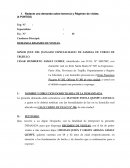 Demanda sobre tenencia y Régimen de visitas