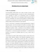 Introducción a la Arqueología, Qué es