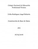 Modelo entidad-relación Construcción de Base de Datos