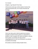 Un Informe del evento que se llevó acabo el martes 9 de mayo del presente año, en el museo interactivo de Durango.