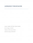 Actividad de liderazgo y negociacion