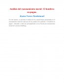 Análisis del razonamiento moral: 12 hombres en pugna