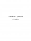 LOS PRINCIPIOS DE LA ADMINISTRACIÓN ENSAYO