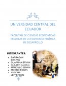 Escuelas de la Economía Política del Desarrollo.