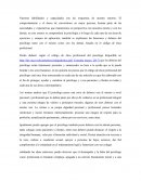 Psicologia, areas y campos de estudia, codigo de etica