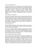 Ensayo ¿Qué es la constitución política?