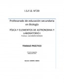 FÍSICA Y ELEMENTOS DE ASTRONOMIA Y LABORATORIO I