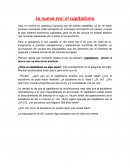La nueva era: el capitalismo