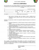 CARTA DE COMPROMISO ALUMNO