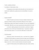 El comportamiento incluye aquellas acciones observables como la actividad física y la expresión oral, y aquellas que no se pueden observar son las desarrolladas con los procesos mentales