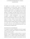 LA INVESTIGACIÓN PRELIMINAR EN LA ESCENA