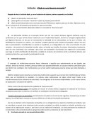 Artículo: ¿Qué es una buena escuela?