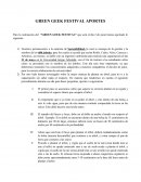 Green geek festival proyecto