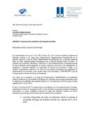 EL NUEVO OFICIO INFORMANDO AUDITORIA COMFANORTE REGIONAL CUCUTA