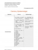 Ciencia y Epistemología - Actividad