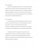 Es una forma de organizar un conjunto de acciones y procesos a la hora de crear un producto “para crear, comunicar y entregar valor a los clientes, y para manejar las relaciones“